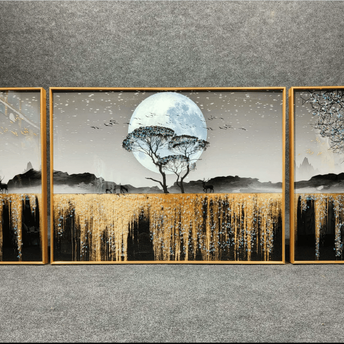 Unique Crystal Wall Painting Style 11